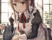 二次元小姐姐痛苦黑化图,情感波动的视觉演绎